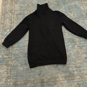Black turtle neck dress for kids